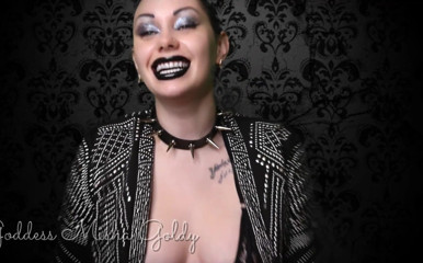 Goddess Misha Goldy: SPH JOI adoração e punheta sobre meu dedo médio!