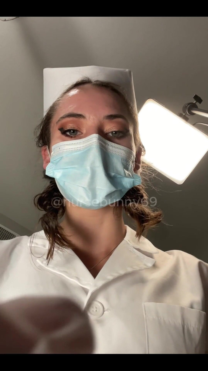 Nurse Bunny: POV Dental Cleaning and Cavity Fillings with Shoeplay in High...