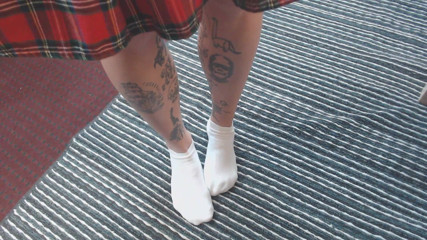 Abby Anna: Șosete destul de albe până la glezne