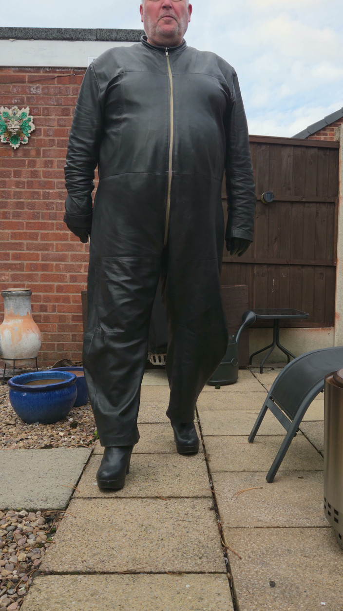 Leatherman63: Leather Jumpsuit