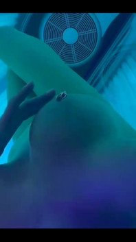 Masturbate and Nipples Play in Sunbathing Area Studio