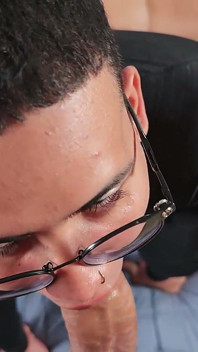 POV Massive Ass Twink Angelito Dasilva Sucks Camilo Brown Big Dick Then Gets Creampied Doggy