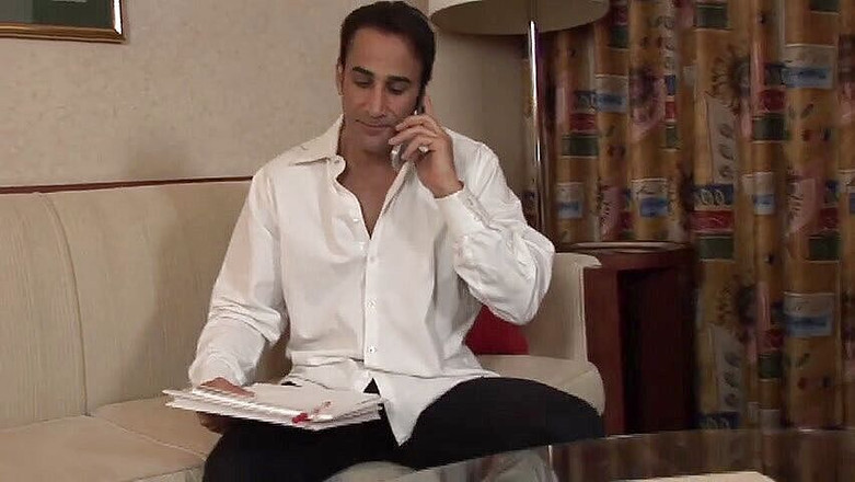 MILF stars: Busty milf wearing fishnets gets her pussy creampied