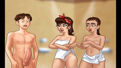 Hentai World: Letní sága - sexy holky Lopez Martinez si se mnou hrají...