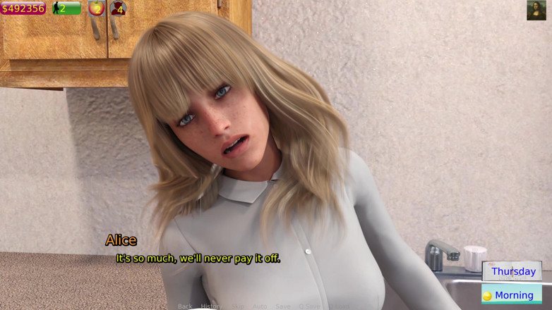 Wickedgammes studio: 만족할 줄 모르는 아내 앨리스 3부