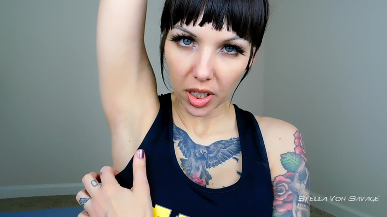 Stella Von Savage: Armpit JOI Post Workout