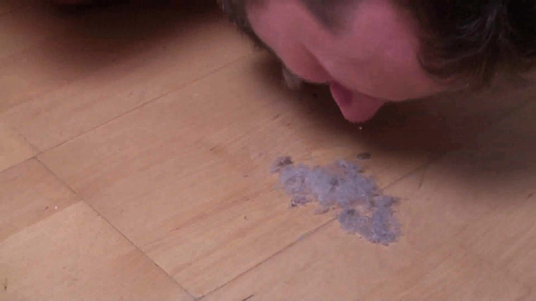 Femdom Austria: Eating the dust off the floor
