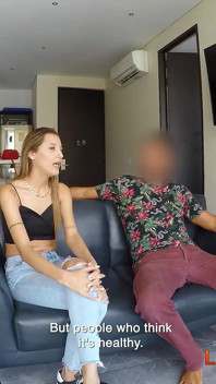 Cute Latina College Girl Swallows Cum After Rough Fuck!