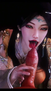 La ragazza con troppo - animazione 3D hentai
