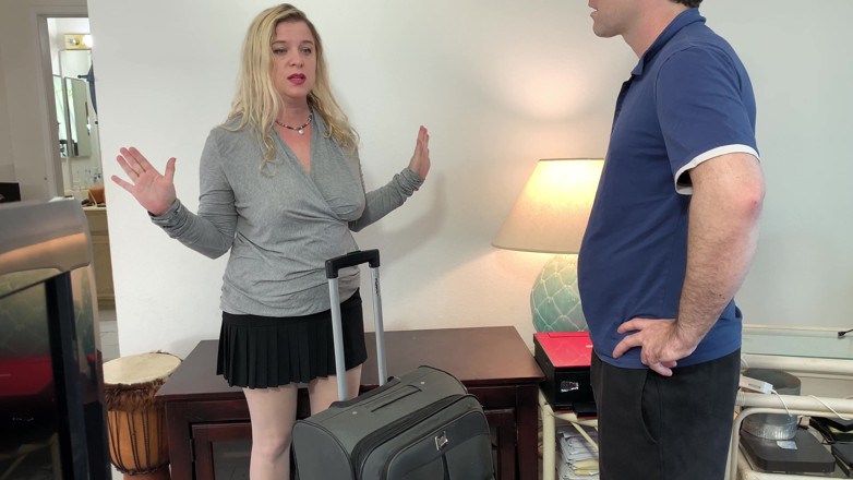 Erin Electra: Stepdad Pumps Stepdaughter's Pussy Full of Cum After Cuming in...