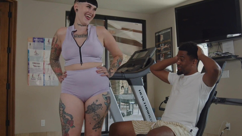 Darrenblazeent: Giving Tiffany a BBC Workout
