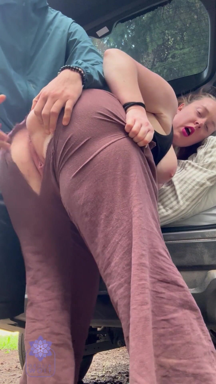 Dahlia Wolf: Almost Caught- Hot Couple Camping and Hiking Sex Tape