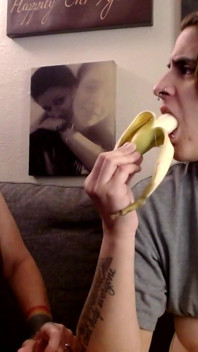 Lesbian Eating Bananas