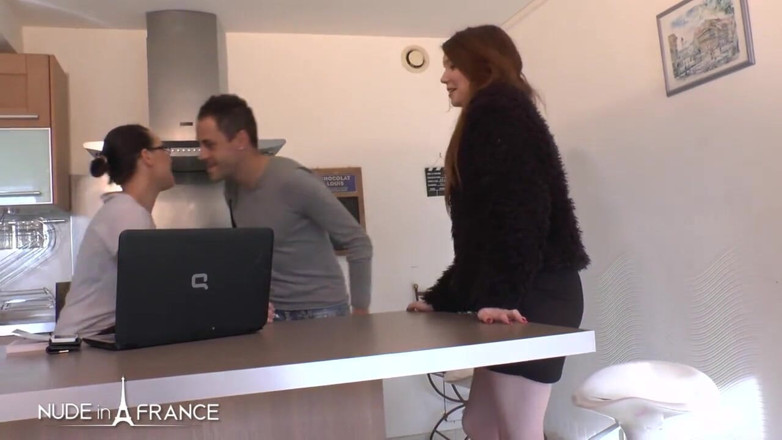 Nude in France: 1st time anal for the pretty young Angela Kiss getting...