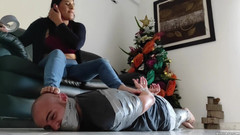 Selfgags femdom bondage: 바인드, 개그, 그녀의 바람피는 남친을 강의하는 성적 본디지 판타지 발명!
