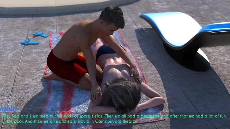 Johannes Gaming: AWAM # 18 Teve uma bela massagem na piscina em topless