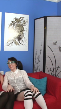 Cherry Morgan & Dakota Charms - Virgin Geek Handjob