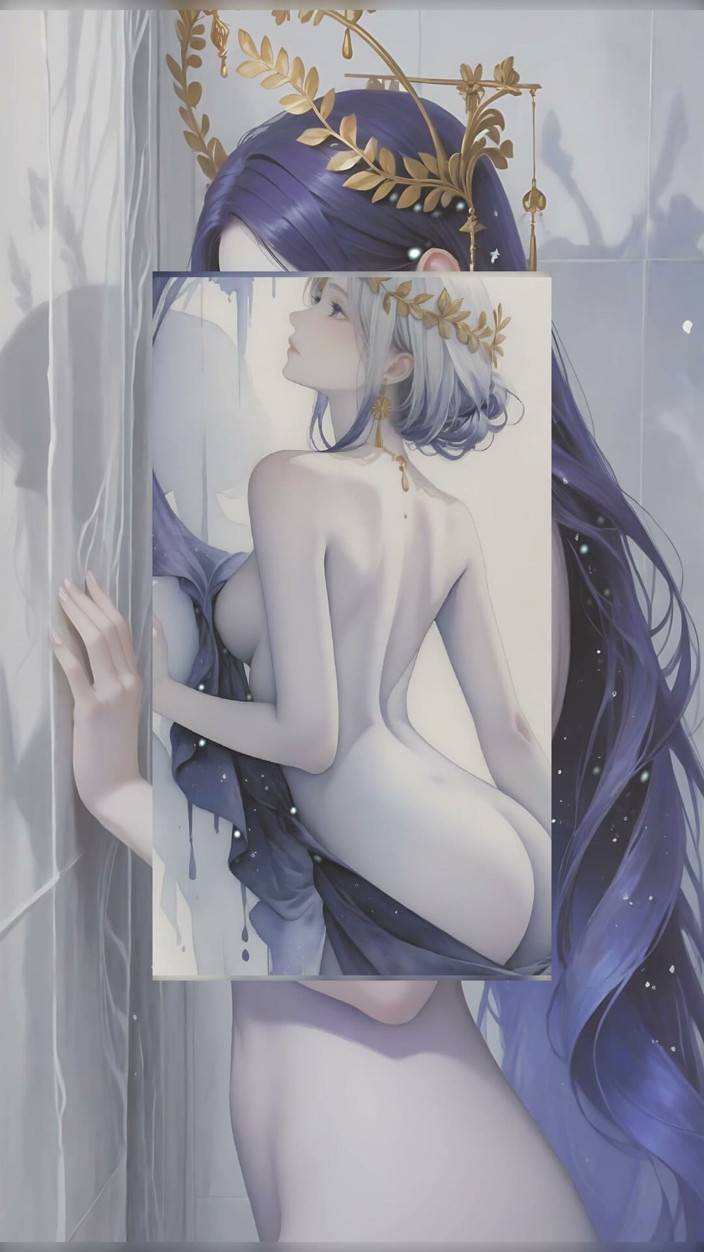 LustRender: Silver Outline Against Deep Indigo Night