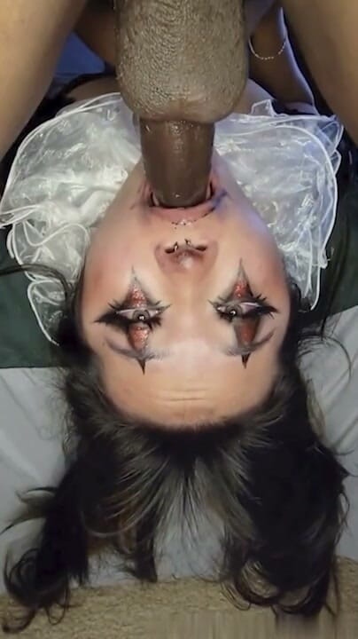 Petite creampie Asian Cumdump sluts: Messy Halloween Clown Sloppy BBC - Cum on Clown Makeup