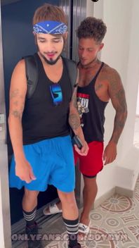 I Discover This Latin Boy in the Elevatormy Big Cock Fucks Him