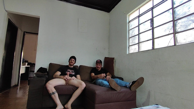 carmonaoficial: Carmona and Carlos Urach Masturbating Together
