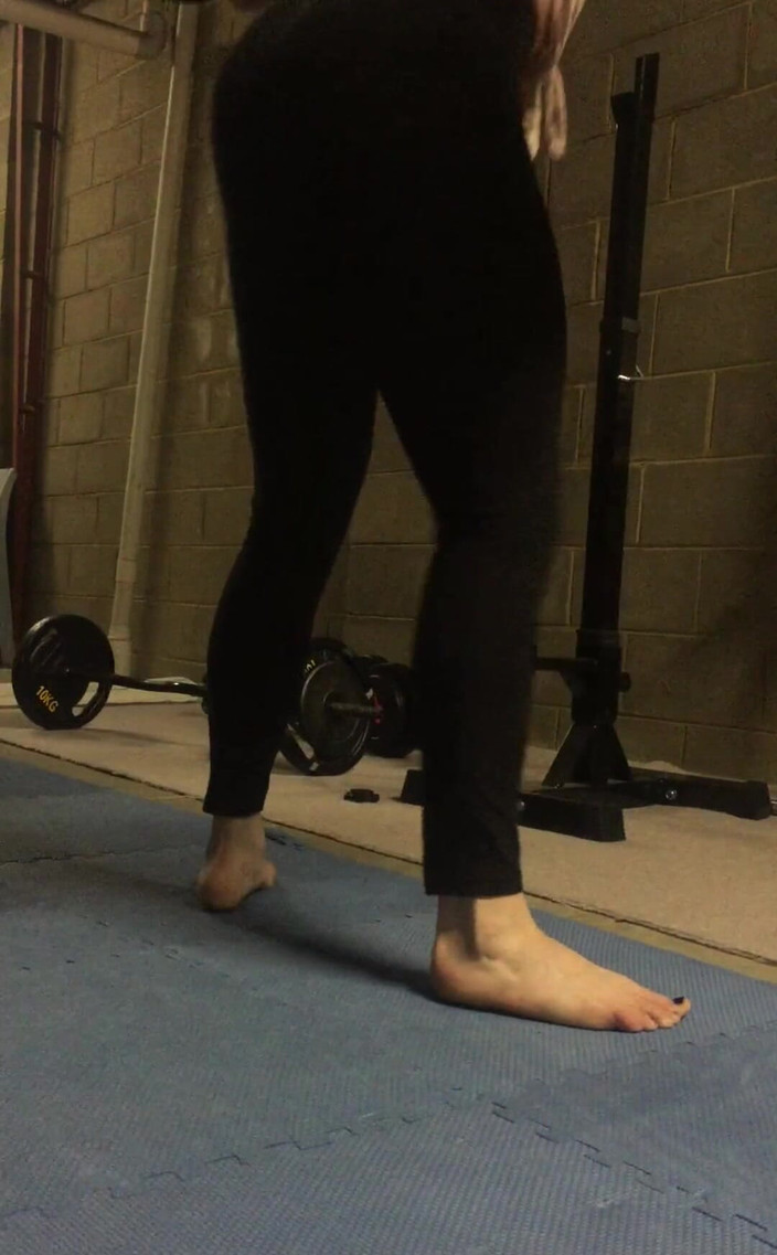 Michellexm: Entrenamiento de culo en polainas