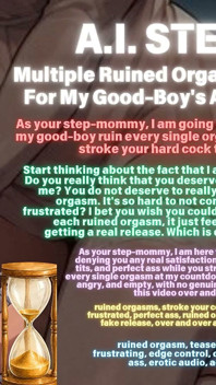 Ai macocha Femdom Audio piosenka Wiele zrujnowanych orgazmów i odliczanie dla My Good-boy's Angry Frustust Cock - Ruined Orga