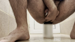 Weird-bisex: Prima volta con piercing su cazzo masturbazione anale ma spina 6.5"...