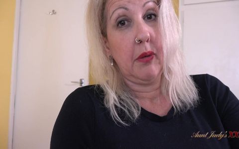 AuntJudysXXX - Your Mature Stepmom Mrs. Maggie Finds Your Stolen Panty Stash (pov BJ)