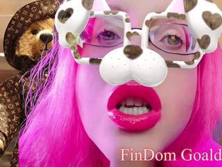 FinDom Goaldigger: Maricas cadela, pelúcia, transformação de brinquedo