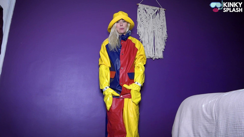UKCuteGirl Lucy Lauren: Stepmommy Dresses You in Rainwear &amp; Waders - Handcuffed Hands &amp; No Touching