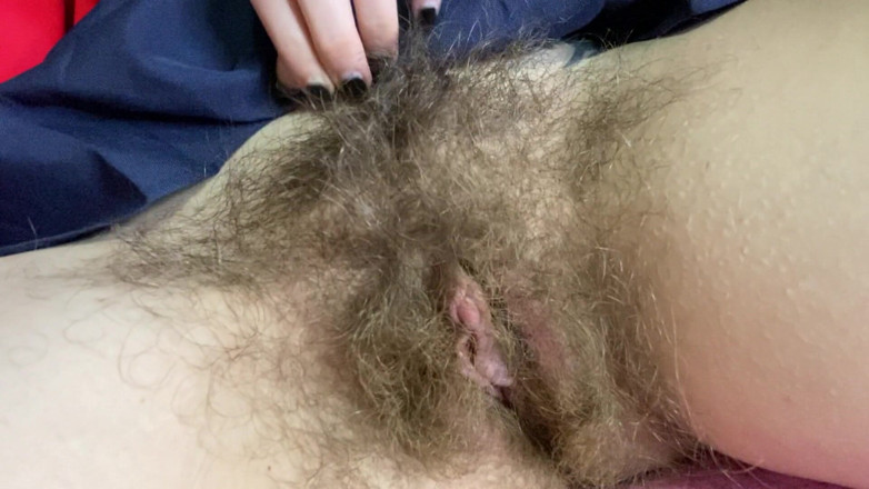 Cuteblonde666: Hairy pussy teasing