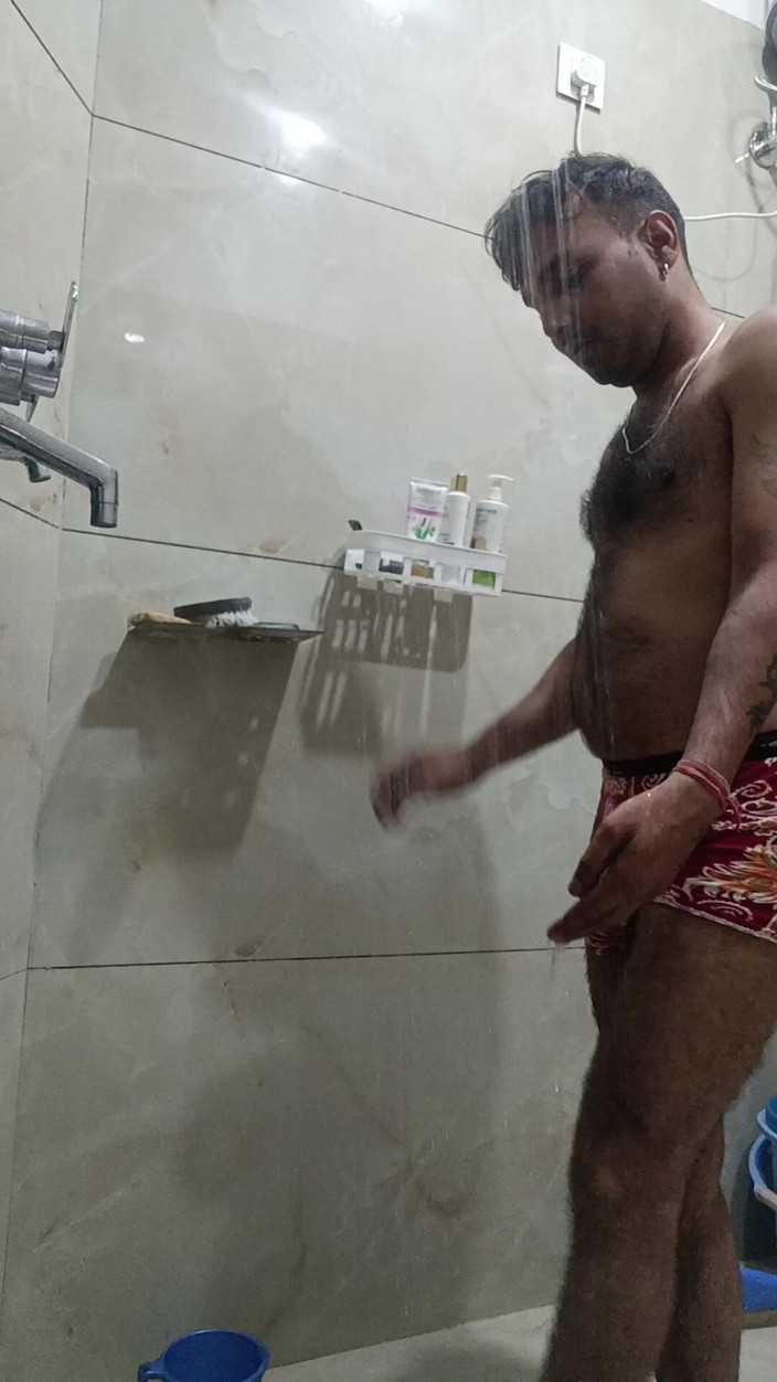 Rajasthani-old-lover: Indický desi muž si užívá mistrovskou show se sousedem nevlastním...