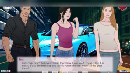 3DXXXTEEN2 Cartoon: Eva goes down real deep. 3D porn cartoon sex