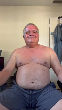 Man Nude in Bedroom in the Morning