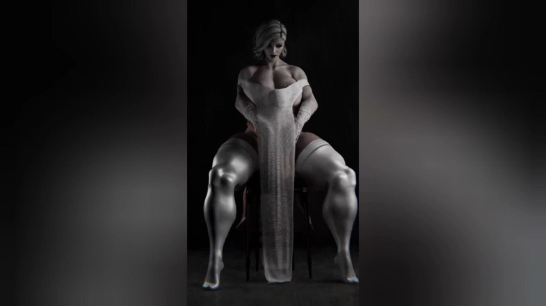 Divide XXX: Ai3d รุ่นแม่น่าเย็ด - ขี่ควยโคลสอัพของ Lady Dimitrescu