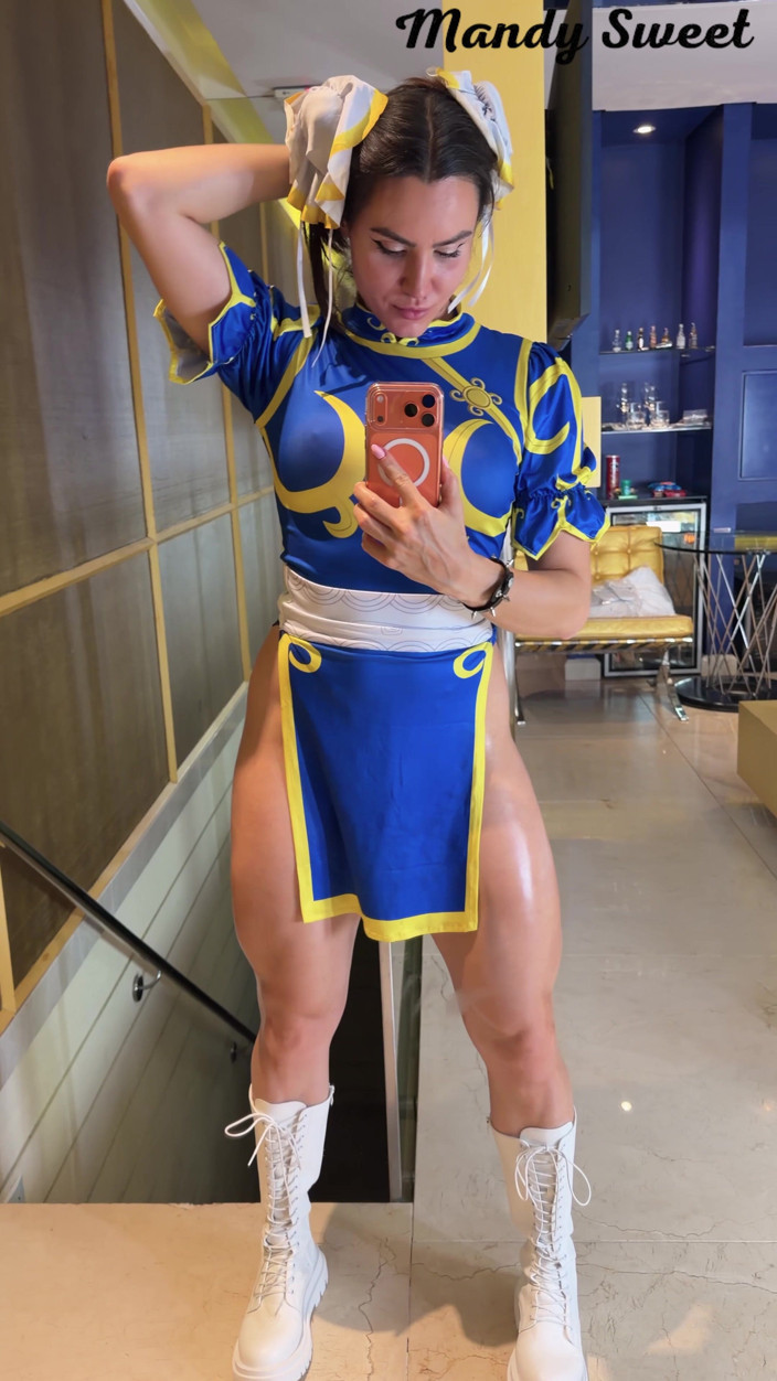 Mandy Sweet studio: Squirting Chun-li Cumming a Lot on the Big of 25cm