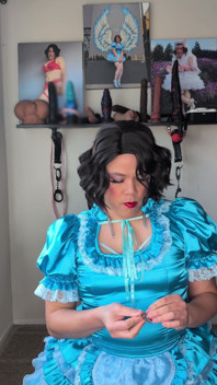 Pregătindu-mă cu servitoarea Sissy Candy!