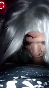 Boneka cosplay oral creampie