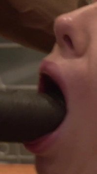 Hairy redhead MILF banged by a BBC dude on the couch