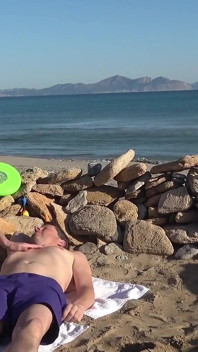 MILF Has Holiday Sex on the Beach