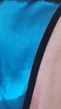 This Pussy Against This Satin Thong Feels so Good, It's Makes My Pussy Juice Seep Through Them I Get That Wet