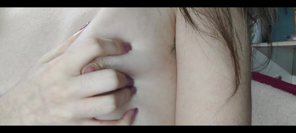 RavenHearth666VIP: Zabawa z moimi owłosionymi sutkami