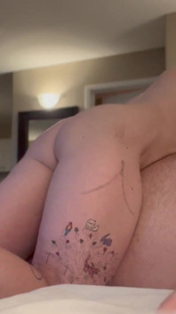 Fantasy Land for Ffa with a Cute Ass as She Worships a Ssbhm Belly with Her Hands Face & Pussy