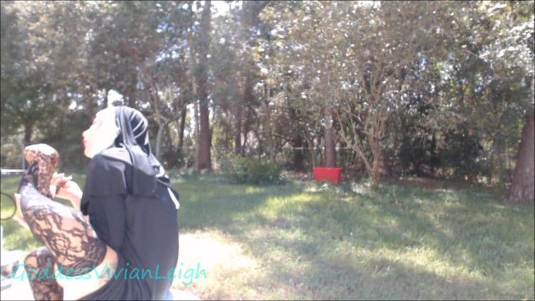 Goddess Vivian Leigh: Nun Smoking Outside