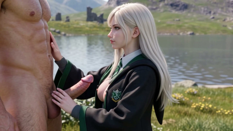 WaifuWorks: Aria the Elite Sorceress - Fantasi Anime 3D Si Penyihir Rambut Pirang -...