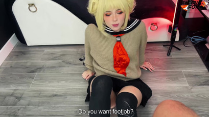 Sweetie Fox: Himiko Toga and her hairy pussy celebrate 18th with first sex...