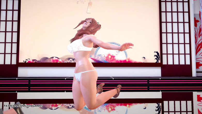 3D-Hentai Games: [MMD] Striptease sexy curvă mascată Honoka, Katsumi, Tamaki. DANS SEXY...