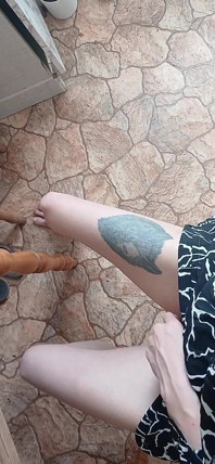 Schoolgirl in a Summer Dress Masturbates