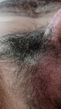 Chlupatá Zblízka Cock Dick Balls Zadek Výstřik